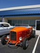 orange hotrod roadster