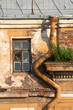 drainpipe and window