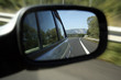 rear road view - on an highway