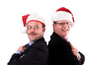 businessman in christmas spirit