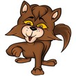 cat 06 brown