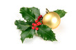 Photo : houx boule de noel