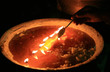 fire on butter