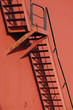 red stairs