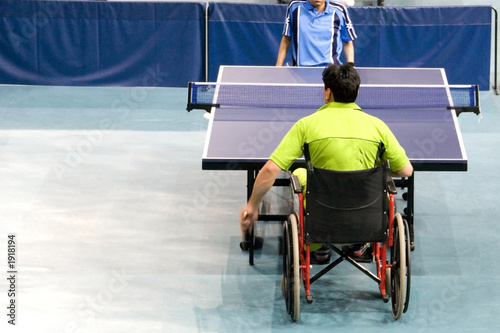 Photo: wheel chair table tennis for disabled persons wheel chair table tennis for disabled persons
