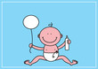Illustration: cute baby cute baby