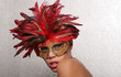 sexy woman in mask