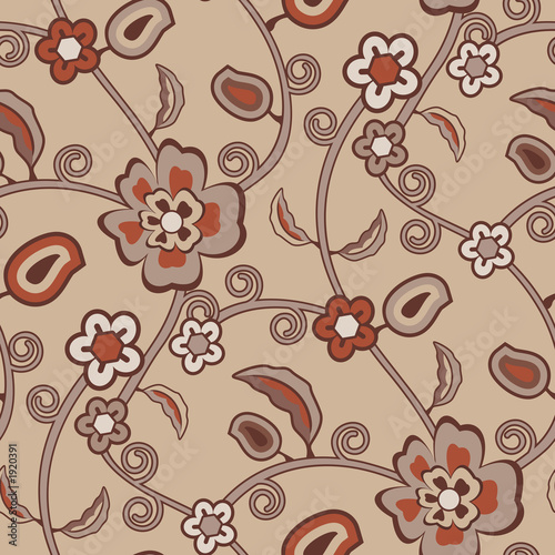 Vintage Wallpaper Backgrounds on Seamless Vintage Wallpaper Pattern By Artzone  Royalty Free Stock