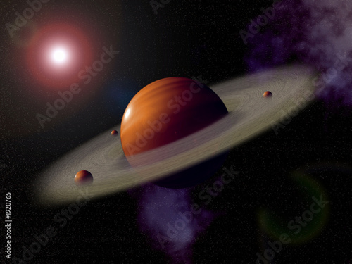 Illustration: saturn 2. saturn 2.