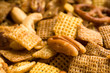 pecan snack mix background pecan snack mix background