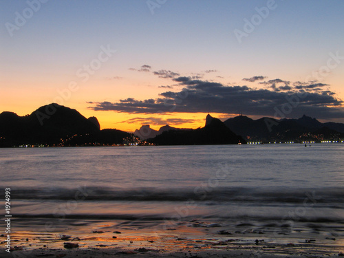 Photo: rio de janeiro au soleil couchant rio de janeiro au soleil couchant