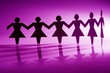 female paper chain