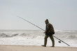 fisherman walking