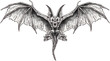 bat - fledermaus - zeichnung