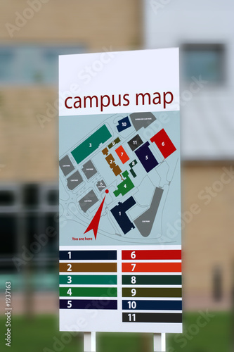 Photo: campus map campus map