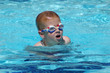 boy swimming