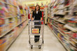 woman grocery shopping