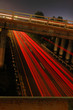 stream of backlights