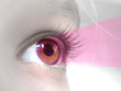 Photo: yeux rayon rose yeux rayon rose