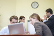 business people working in the office