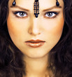 mysterious look
