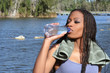 drinking water