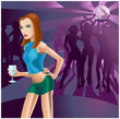 nightclub woman