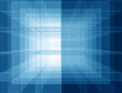 Illustration: virtual blue space virtual blue space