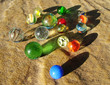 glass marbles