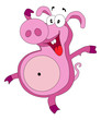 Happy pig