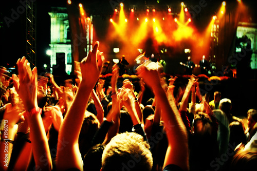 Photo: crowd in motion blur crowd in motion blur