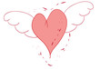 cuore alato