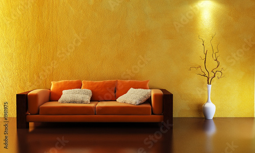 sofa 3d rendering