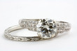 antique wedding ring set