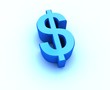 dollar 3d sign