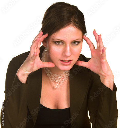 Photo: angry businesswoman angry businesswoman