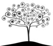 art nouveau tree