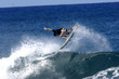 surfer doing an ariel