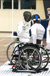 wheel chair fencing for disabled persons