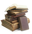 old isolated books with path old isolated books with path