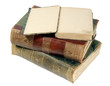 old isolated books with path