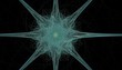 abstract blue star