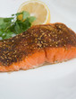 grilled salmon cajun spiced fillet with lemon and grilled salmon cajun spiced fillet with lemon and