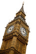 big ben over white