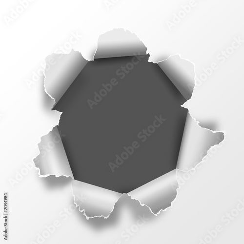 Illustration: paper hole paper hole