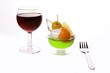 Photo: wine and dessert wine and dessert