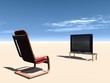 watch tv alone