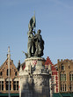 statue bruges centre