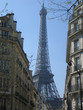 eiffel tower in spring