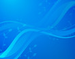 abstract backdrop in blue